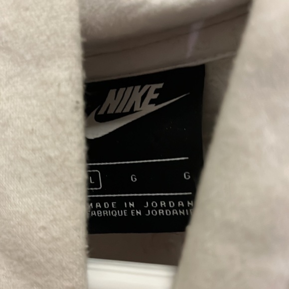 White Nike Fleece Pullover - Picture 4 of 4